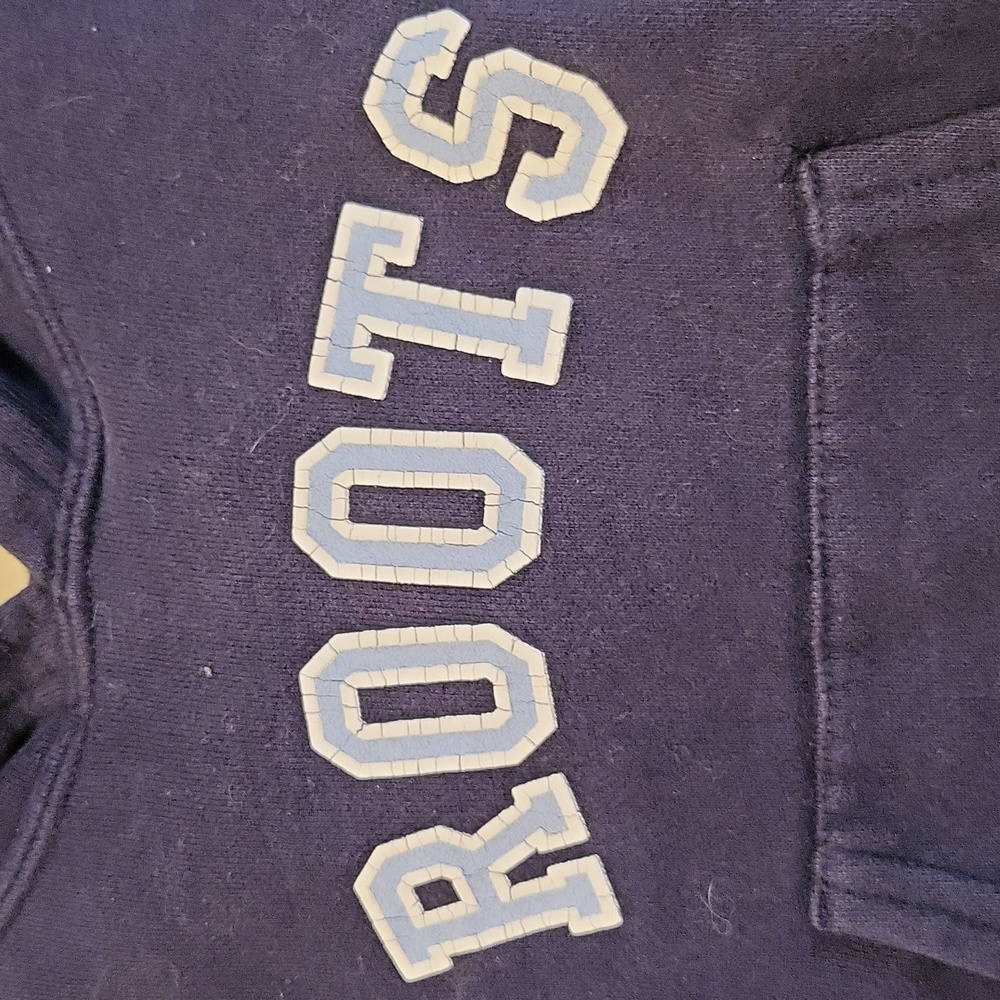 Roots navy pullover hoodie - Picture 3 of 5